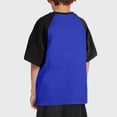 thumbnail image 4 of LRen Boys Shirts 5t Boy Graphic Print Crew Neck Holiday Short Sleeve Tops Kids Summer Basic Tees Modern Fit Summer Basic Cute Tops, 4 of 5