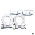 thumbnail image 1 of 2pcs Car Battery Terminal Wire Cable Clamp Top Quick Post Terminal Positive Negative Electric Connector Clamps Accessorie, 1 of 1