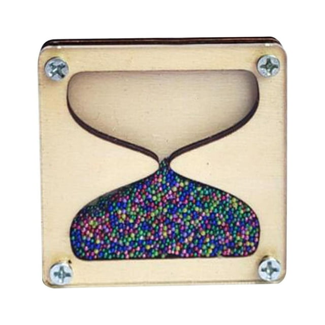 Milaget Wooden Hourglass Busy Board Accessory Practical Skills Teaching Props for Travel Mixed Color