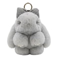 thumbnail image 2 of Bunny Keychain with Tin - 5.1" Handmade Bunny Plush Keychain with Gift Tin Box, Soft Rabbit Bag Charm Pendant, Cute Fluffy Key Ring Accessory for Backpack Purse Keys Gift Idea, 2 of 13