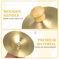 thumbnail image 3 of RENACLIPY 4Pcs Kids Instrument Finger Cymbals Golden for Toddlers and Musical Activities, 3 of 7