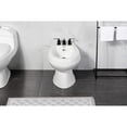 thumbnail image 4 of Kingston Brass KB6320SVL Serena Three-Handle Bidet Faucet with Brass Pop-Up, Matte Black, 4 of 6