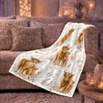 thumbnail image 6 of Rustic Highland Cattle Mothers Calves, Cozy Friendship Quote Scene, Warm Flannel Blanket for Ranch House and Living Room, Art Lovers Friendship Gift, Artistic Home Decor, 6 of 9