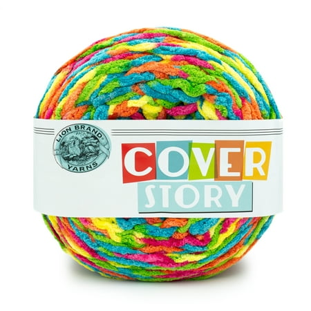 UPC: 0842093132165 | Lion Brand Yarn Cover Story Alchemy Super Bulky Polyester Multi-color Yarn 1 Cake