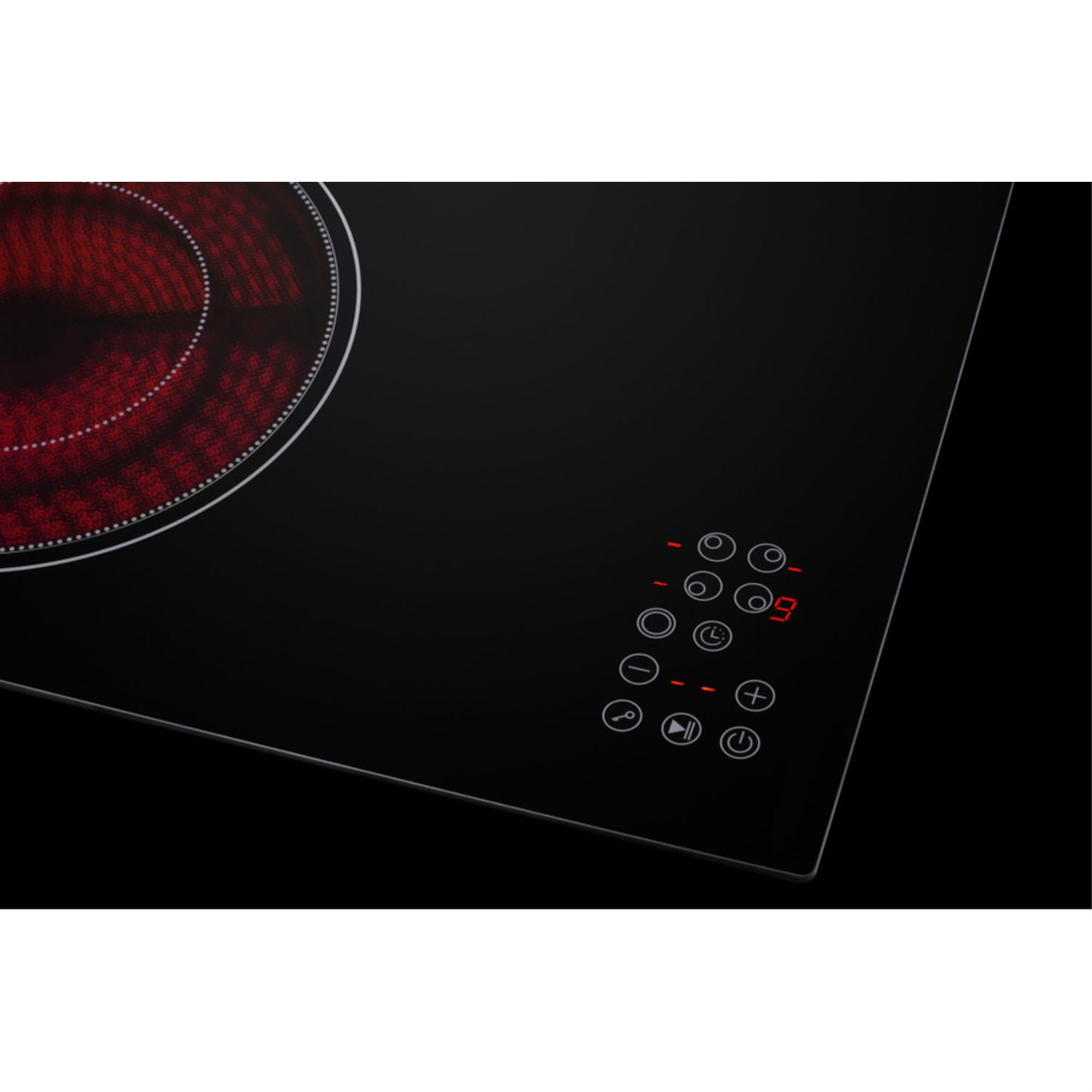 Summit Cr4b30t 30" Wide 4 Burner Electric Cooktop - Black
