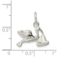 thumbnail image 3 of Sterling Silver STORK W/ BABY CHARM, 3 of 3