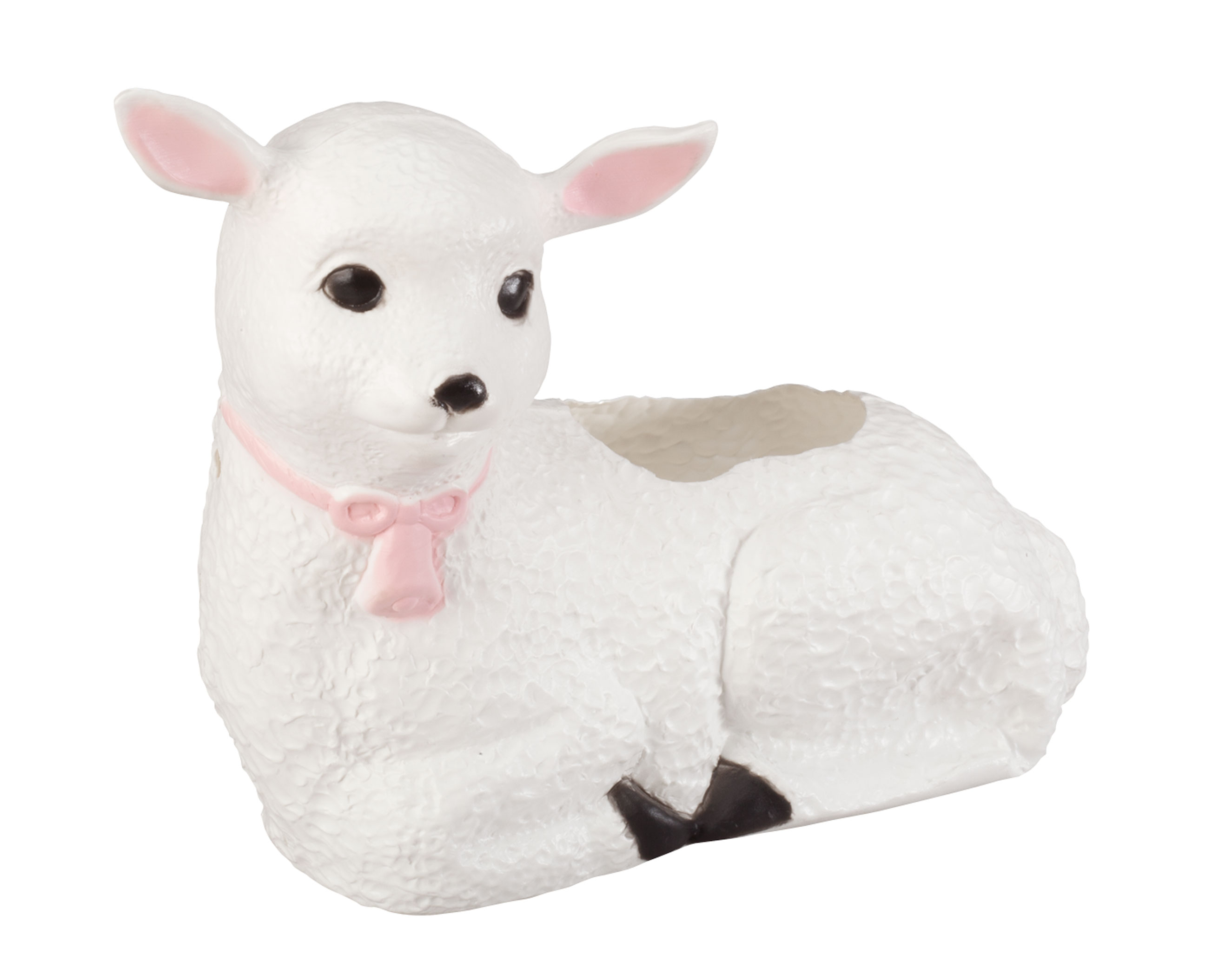 Plastic Lamb Planter by Miles Kimball