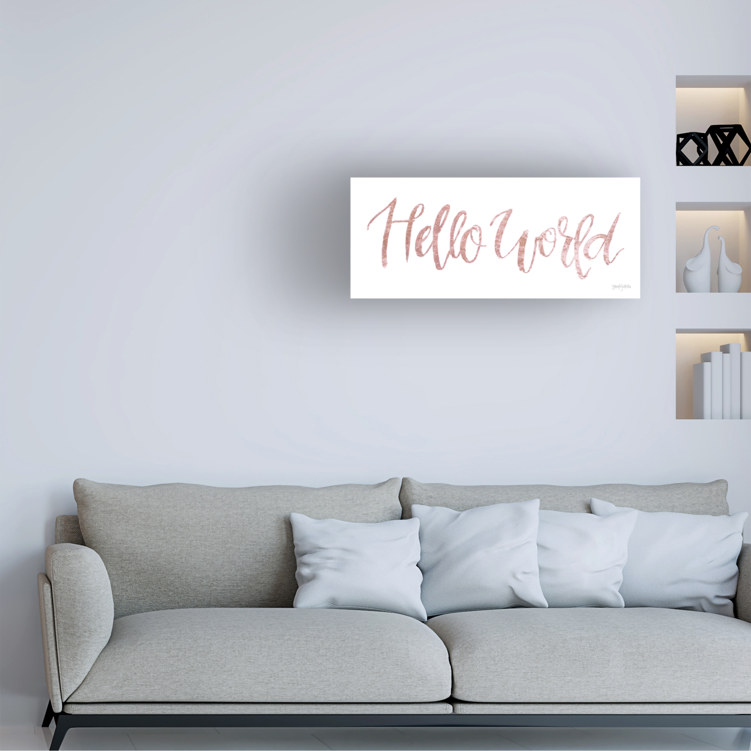Trademark Fine Art 'Sweet Baby Girl I Pink' Canvas Art by Jenaya Jackson