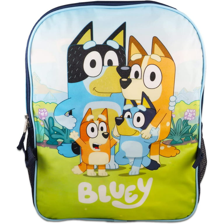Bluey 16” Backpack Lunchbox 5 Piece Set