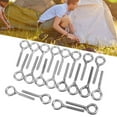 thumbnail image 5 of 20pcs M4 Eye Bolt Stainless Steel Ring Bolts Machine Welded Closed Screw Rod Bolt Threaded Eyebolt for Lifting Ringbolts Eyebolts Metric Thread, 5 of 9