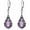 B-Lavende Amethyst, variant on Antique Inspired Vintage Victorian Natural Crystal Dangle Drop Earrings for Women - Natural Oval Crystal Healing Stone Leverback Earrings - Jewelry Gift for Her