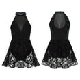 thumbnail image 5 of MSemis Kids Girls Ballet Leotards Hollow Back Floral Lace Mesh Tutu Dancewear, 5 of 5