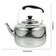 thumbnail image 3 of Hervidor de cocina de acero inoxidable de gran capacidad, olla de sonido automático para cocina de inducción de gas, horno de inducción (6L), 3 of 7