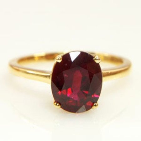 9.25 Ratti Natural Ruby Manik Loose Gemstone Gold Plated Birthstone Astrology Rashi Ratan Adjustable Ring for Men & Women Gift For Her