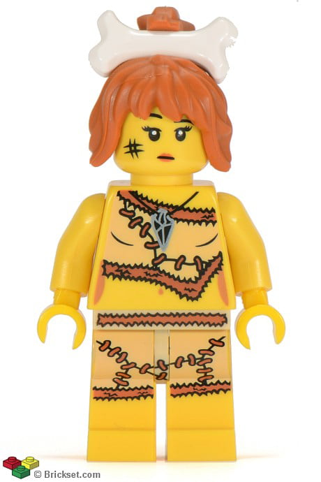 LEGO Collectable Mini Figure Series 5 Cave Woman 8805-5 COL069 RBB 