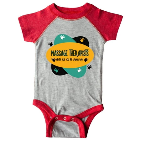 

Inktastic Colorful Massage Therapists Hands Rub Gift Baby Boy or Baby Girl Bodysuit