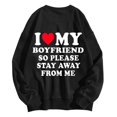 thumbnail image 4 of WEAIXIMIUNG Chandails en Molleton pour Femmes Zip Saint-Valentin Manches Longues Graphique Imprimé Pull Chandails en Molleton Blouse Chandails en Molleton Top, 4 of 4