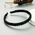 thumbnail image 1 of Diadema con cuentas tejidas a mano para el cabello Homing Hair Hoop, estilo barroco, esponja, accesorios simples para el cabello facial para mujer, 1 of 6