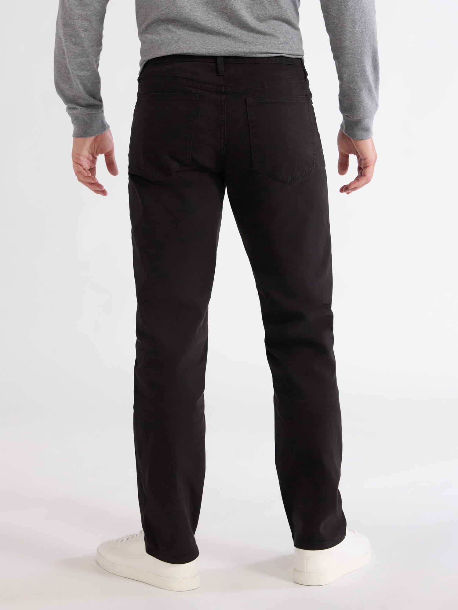 Free Assembly Men’s Modern Straight Five Pocket Pants, Sizes 30-42