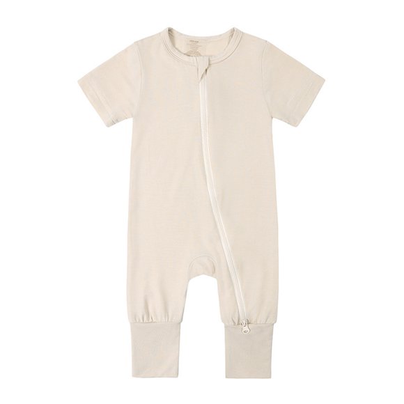 2025 Boys Bodysuits Rompers Footless Pajamas Boys 24 Months Clothes Zipper Short Sleeve Sleeper Suits Jumpsuit Dinosaur Baby Clothes Play Boy Bunny Bodysuit New Baby Boy Gift 9 Month Girl Clothes