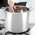 thumbnail image 5 of Bene Casa Stainless Steel Stock Pot 8.38 in. 8 qt Silver, 5 of 6