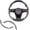 Gray, variant on Chasenew 2pcs Universal Fit Carbon Fiber Steering Wheel Cover, Anti-Skid Steering Wheel Cover/Segmented Steering Wheel Protector/Car Interior Accessories (Gray)