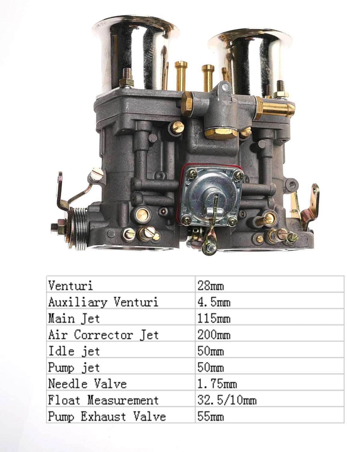 iFJF 40 IDF Carburetor for Weber 40 IDF 40mm 2 Barrel fits BMW