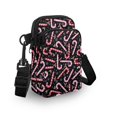 thumbnail image 3 of HELLHERO Leakproof Small Crossbody Purse, Polyester Crossbody Bag for Women, Christmas Candy Canes Holly Berries, 3 of 7