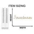 thumbnail image 4 of Snowman Sign Unfinished Wood Cutout Home Decor DIY Option 3- 20" Wide / 1/2", 4 of 6