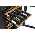 thumbnail image 4 of 24 in. Dual Zone 52-Wine Bottles Wine Cooler in Stainless Steel, 4 of 6