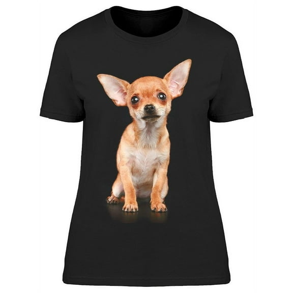 Scared Chihuahua Puppy T-Shirt Women -Image by Shutterstock, Female 3X-Large