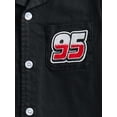 thumbnail image 6 of Disney Pixar Cars Toddler Boys Short Sleeve Cotton Button Down Shirt with Patches, Sizes 12M-5T, 6 of 7