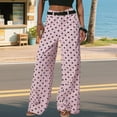 thumbnail image 4 of adaychics Wide Leg Jeans Woman Mid Rise Dot Loose Baggy Vintage Casual Denim Pants Fall Trousers for Dating Travel, 4 of 6