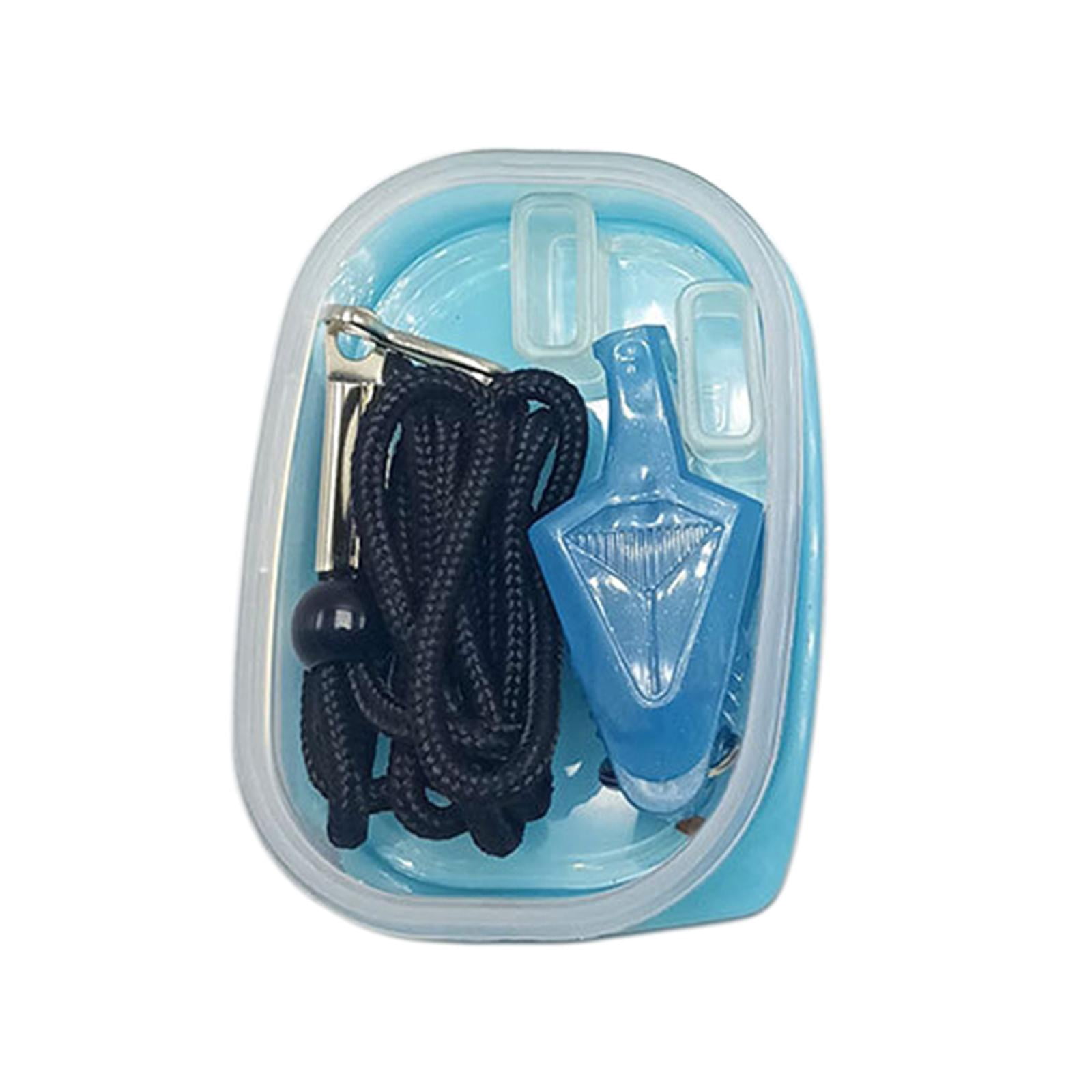 figatia 6xCoach Referee Whistle Loud Sound Emergency Teachers Soccer Volleyball School Light Blue
