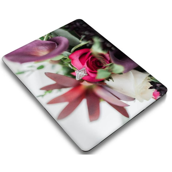 KSK KAISHEK Hard Case Cover Compatible Old MacBook Pro 13" with Retina Display No Touch + Black Keyboard Cover 2015 - 2012 A1425 or A1502, Rose series 0930