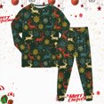 thumbnail image 2 of ORT Toddler Baby Girls Boy Christmas Pajamas Set Kids Sleepwear 2 Pcs Pjs Long Sleeve Top and Pant Sleepwear Clothes Sets, 2 of 9