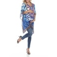 thumbnail image 2 of White Mark Women's Maternity Animal Print Caftan, 2 of 5