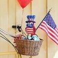 thumbnail image 3 of Patriotic Bird Figurine, 4th of July & Memorial Day Decorations, Independence Day Bird Decor, Featherly Friends Plush for Tiered Tray, USA Flag Theme Home & Table Decor, Fourth of July Veterans Day, 3 of 5