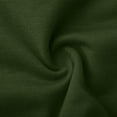 thumbnail image 4 of Ecqkame Women's Spring Summer Casual Loose Dresses Crew Neck Short Sleeve Solid Color Ruffled Flowy Long Dress Green M, 4 of 6