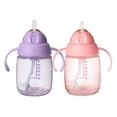 thumbnail image 2 of Vaso con Contrapeso Tommee Tippee Starter Straw 10oz, Rosa y Púrpura, 2 of 4