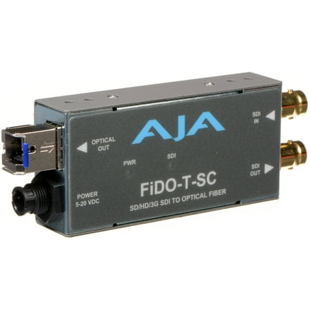 UPC: 0892448000434 | FiDO-T-SC SDI/Optical Fiber Converter (SDI to SC Fiber  Looping SDI Out)