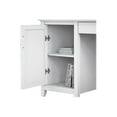 thumbnail image 3 of Bush Furniture Key West - Table with 2-drawer lateral filing cabinet, 5-shelf bookcase - rectangular - pure white oak, 3 of 8