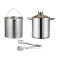 thumbnail image 2 of Olla de acero inoxidable para cocinar, utensilios de cocina para todo tipo de hornillas, uso para ollas profundas con abrazadera, 2 of 9