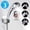 Chrome, variant on 3-Mode High Pressure Handheld Showerhead with on/off Switch in Chrome