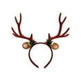 thumbnail image 2 of YIMWNYI Christmas Oversized Mori Bow Tie Antlers Hair Bands, Festive Accessory, Holiday Headband, Cute Decorations, Comfortable Wearing Experience, Unique Fashion Style, 2 of 6