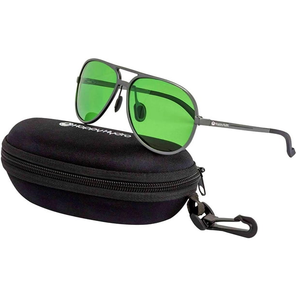 Led on sale aviator glasses