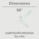 thumbnail image 3 of Ventilador de Techo Hunter Industrial Blanco sin luz 56 pulgadas, 3 of 5
