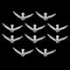 thumbnail image 1 of 1/12 Pájaros Blancos perfke Decorativos para Casa de Decoración, 1 of 9