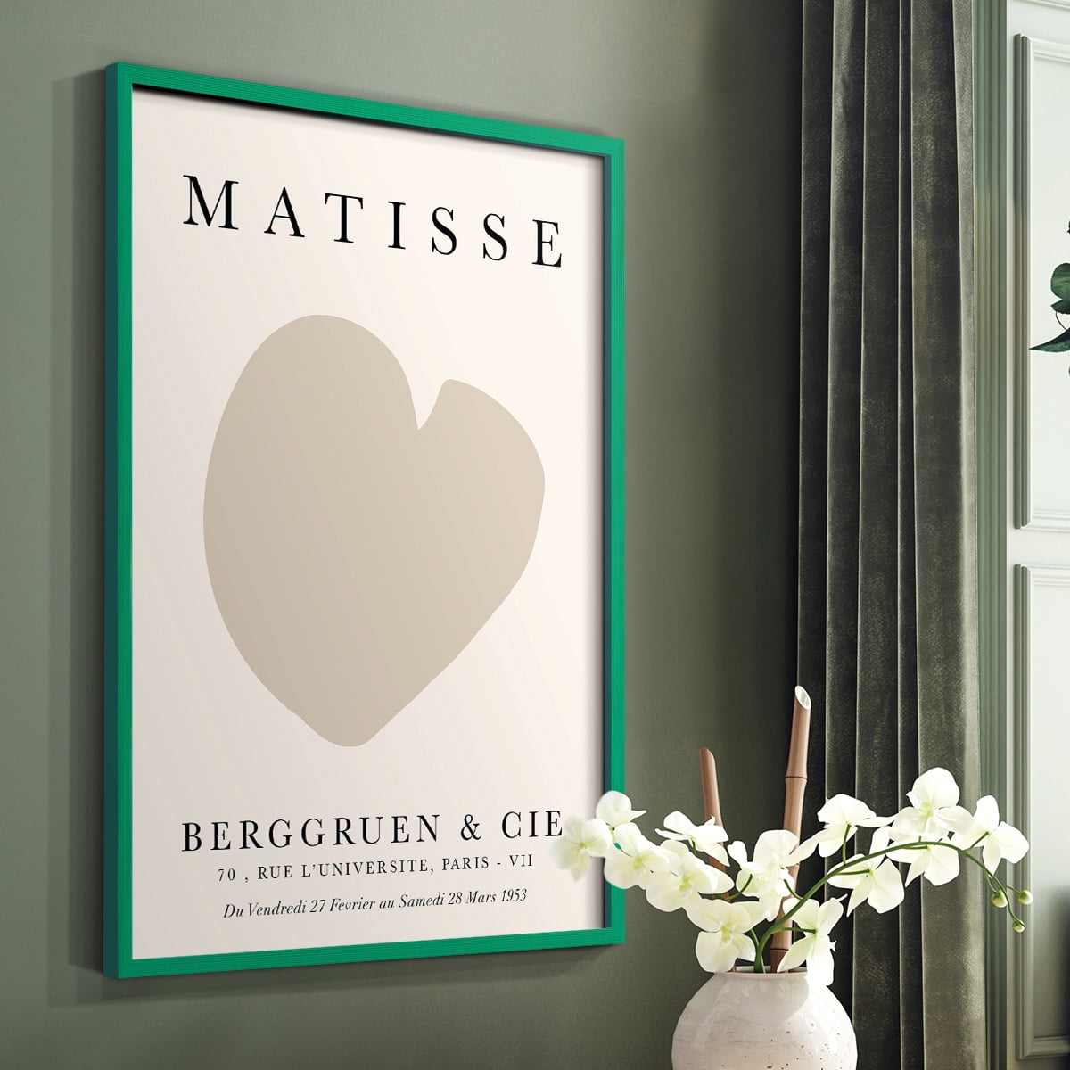 Matisse CCXIX in Solid Wood 8 x 10 Framed Print