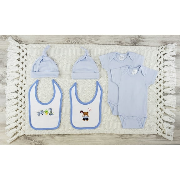 Bambini 6 Pc Layette Baby Clothes Set